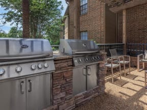 pool side outdoor grills