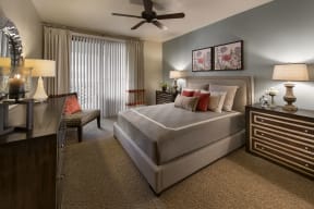 Comfortable Bedroom With Large Window| Villas at San Dorado