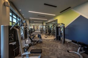 Fitness center | The Merc at Moody and Main