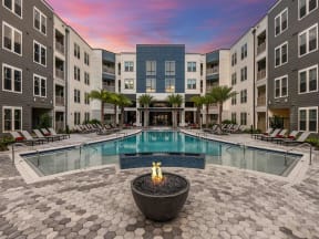 Exclusive swimming pool as community amenity for Orlando, FL apartment residents
