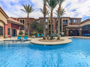 Resort Inspired Montecito Pointe Swimming Pool in Las Vegas, Nevada Apartment Rentals for Rent