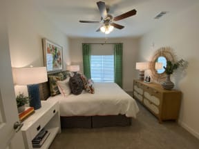 Duke of Charleston, Ladson South Carolina, spacious main bedroom with natural light