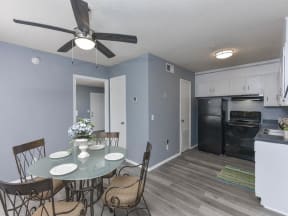 Dining Area With Kitchen at The Creek at St Andrews, Columbia, SC, 29210