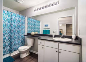 Spacious Bathrooms at Haven at Patterson Place, Durham, NC