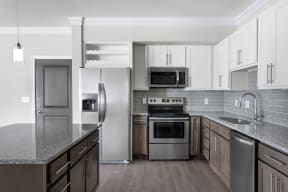 Brizo Kitchen with Stainless Steel Appliances