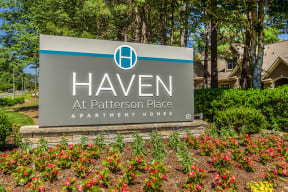 Elegant Sign Board at Haven at Patterson Place, Durham, North Carolina