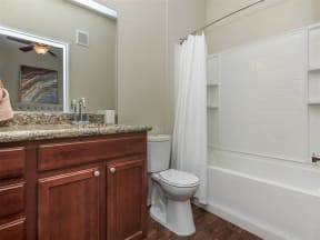 Updated Montecito Pointe Bathrooms in Nevada Apartments