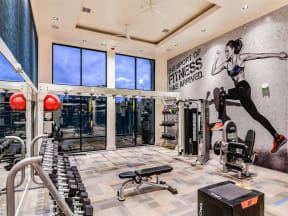 Wonderful fitness center with quality cardio equipment exclusively in Orlando, FL apartments for rent