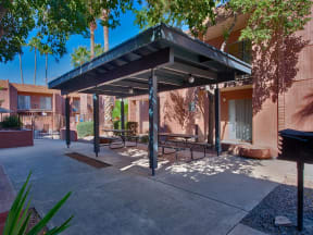 Pool Cabana & Outdoor Entertainment Bar at Fountain Plaza Apartments, 2345 N. Craycroft, Tucson, AZ