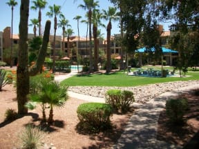 Landscaping at Casa Bella Apartments in Tucson, AZ
