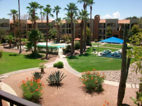 Landscaping at Casa Bella Apartments in Tucson, AZ