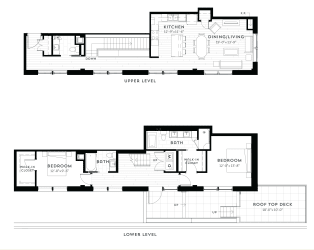 PH3 Floor Plan PH3 Floor Plan at Custom House, Minnesota