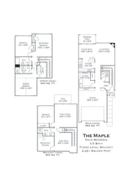 the maple floor plan layout