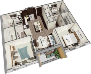 Floor Plan Apollo 2B2B
