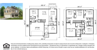 Hayden FE J 5 Bed 3 Bath Floor Plan Hayden FE J Floor Plan, 5 Bed 3 Bath, 2593 SQ.FT.