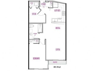 Goode, 1 br, 1 ba, 780 sq. ft.