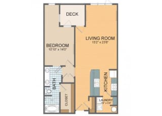 Parkside A5 Floor Plan at The Residences at Park Place, Leawood, Kansas
