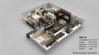 B3, 2 br, 2 ba