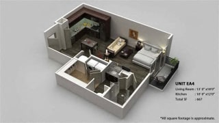 S4, Studio / 1 ba