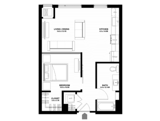 S4I, 1 br/ 1 ba