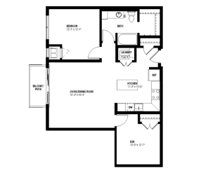 Kincaid Floor Plan - Be @ Axon Green near Uptown