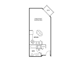 The Gables at Park Pointe Goldrenrod Floor Plan The Gables at Park Pointe Apartments in St. Louis Park, MN Studio