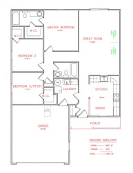 Floor Plan WILLOW Duplex