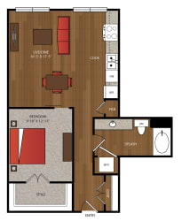 Ella Apartments A10 Floor Plan