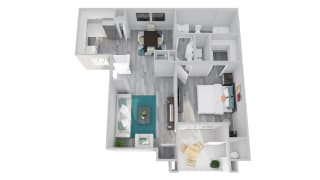 Zone Apartments Cardinal Floor Plan