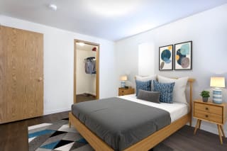 GoGo West Apartments Model Bedroom