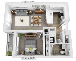 Borgata Apartment Homes Cascata Floor Plan