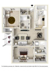 Floor Plan 2 BEDROOM - PHASE II