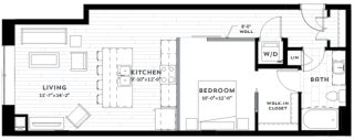 1L Floor plan at Custom House, St. Paul, 55101