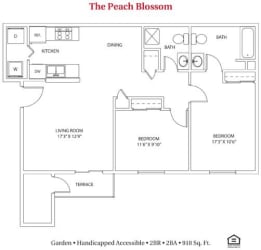 Floor Plan The Peach Blossom