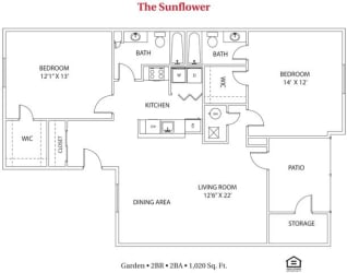 Floor Plan The Sunflower
