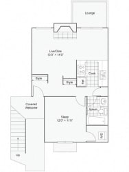 the commons apartments 700 sqft 1 one bedroom
