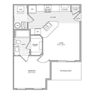 arlington park apartments floor plan a1