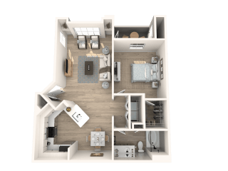 The Presley at Whitney Ranch Apartments Girl Happy Floor Plan