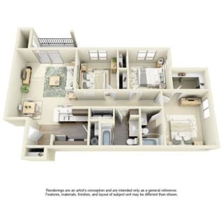 Floor Plan 3B2B