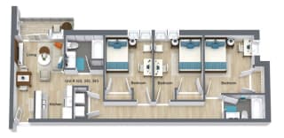 Floor Plan 3 Bedroom