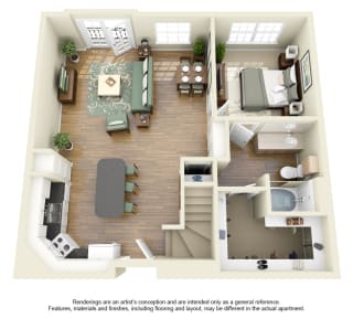 Floor Plan C5 3 Bedroom 3 Bath