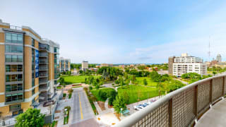 You'll relish in the spectacular views of Omaha and Turner Park from this 2 bedroom at Midtown Crossing Apartments You'll relish in the spectacular views of Omaha and Turner Park from this 2 bedroom at Midtown Crossing Apartments