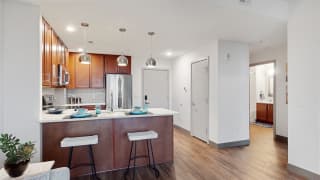 Easy living with plenty of storage space in a 1 bedroom floor plan at Midtown Crossing Apartments Omaha