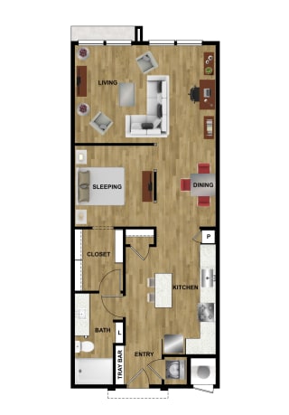 L2 Floor Plan at Brixton South Shore, Austin