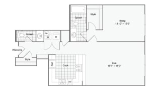 Floor Plan A45