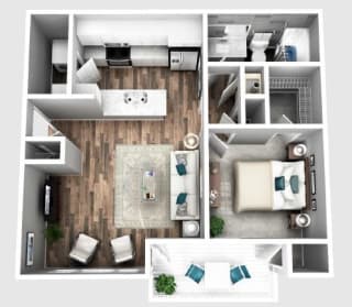 2100 Defoors Atlanta GA apartment photo of Bradford Floorplan