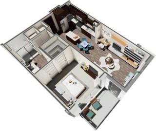 Floor Plan Vulcan 1B1B