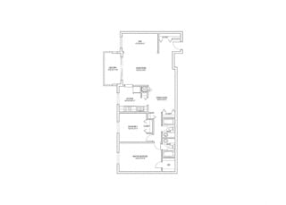 2 Bed, 2 Bath, 1248 sq. ft. Jaeger floor plan