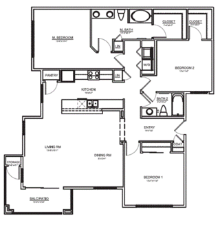 Floor Plan Plan 3A 2nd &amp; 3rd Floor