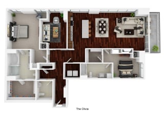 Floor Plan PENTHOUSE | THE OLIVIA